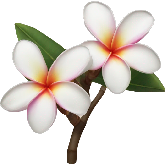 Frangipani  emoji