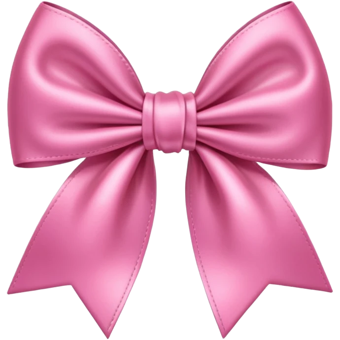 pink satin bow emoji
