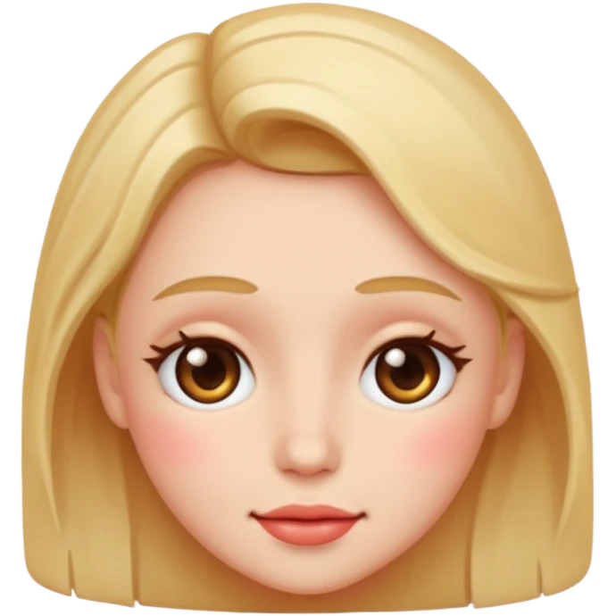 Blushing emoji