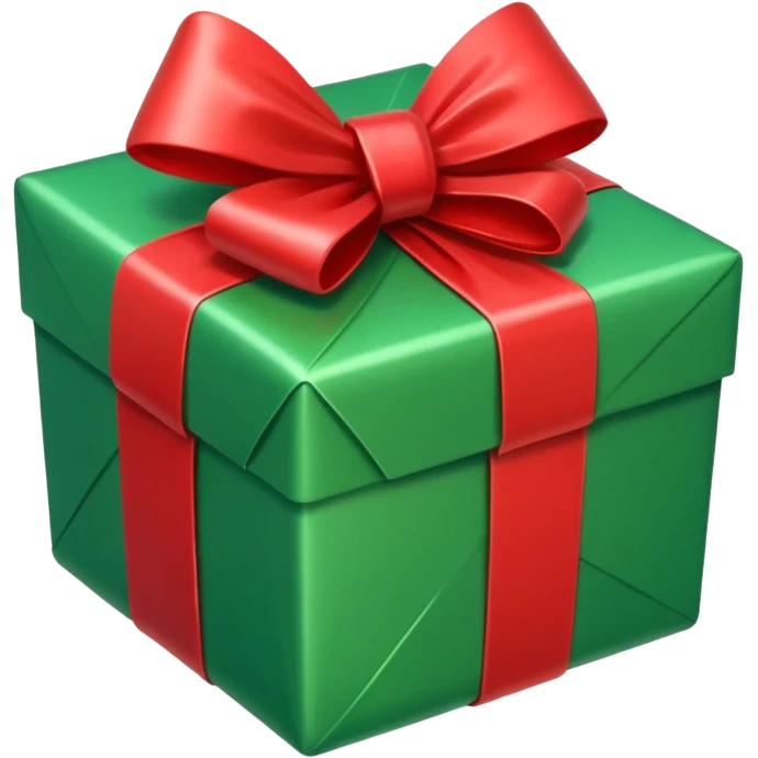 GREEN PRESENT emoji