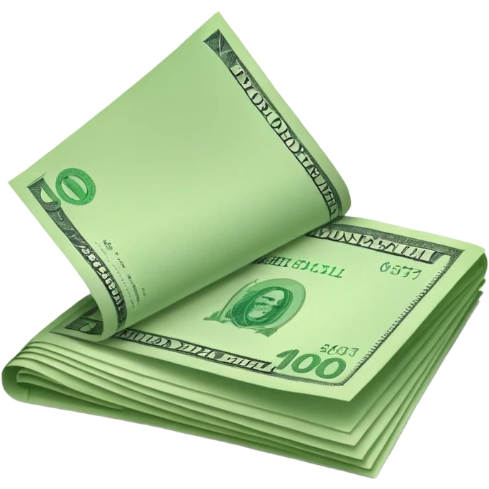 billete verde emoji