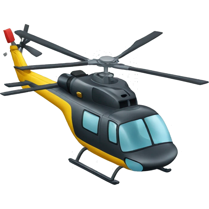 helicopter with a lock emoji