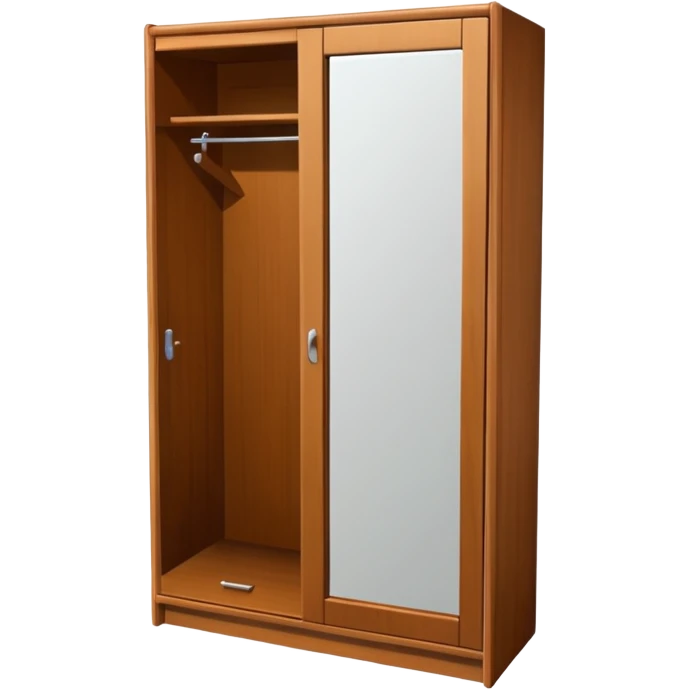wardrobe modern closed mirror door emoji