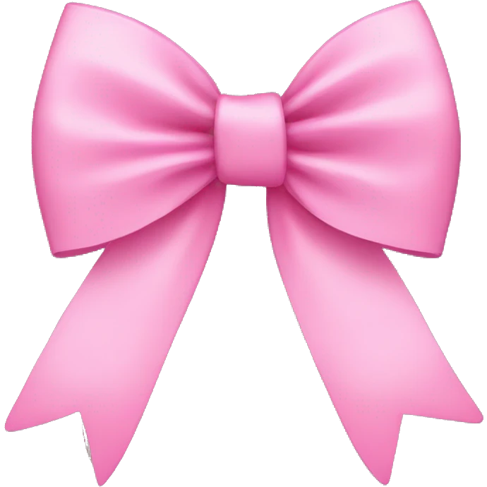 pink bow emoji