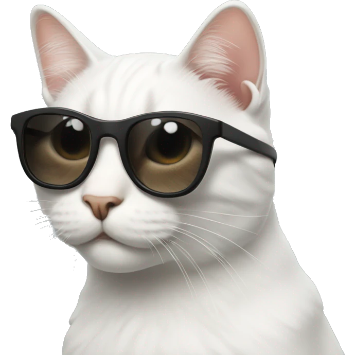 Cat with sunglassesj emoji