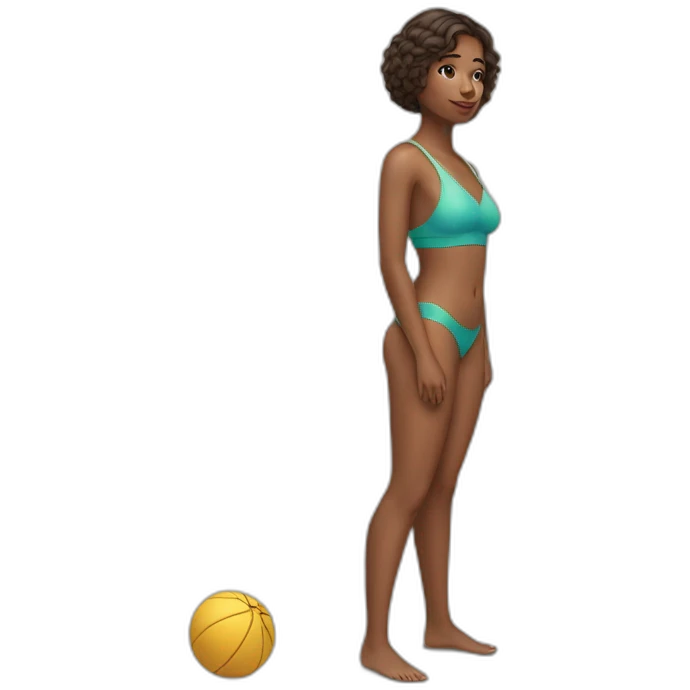 Femme en maillot de bain emoji