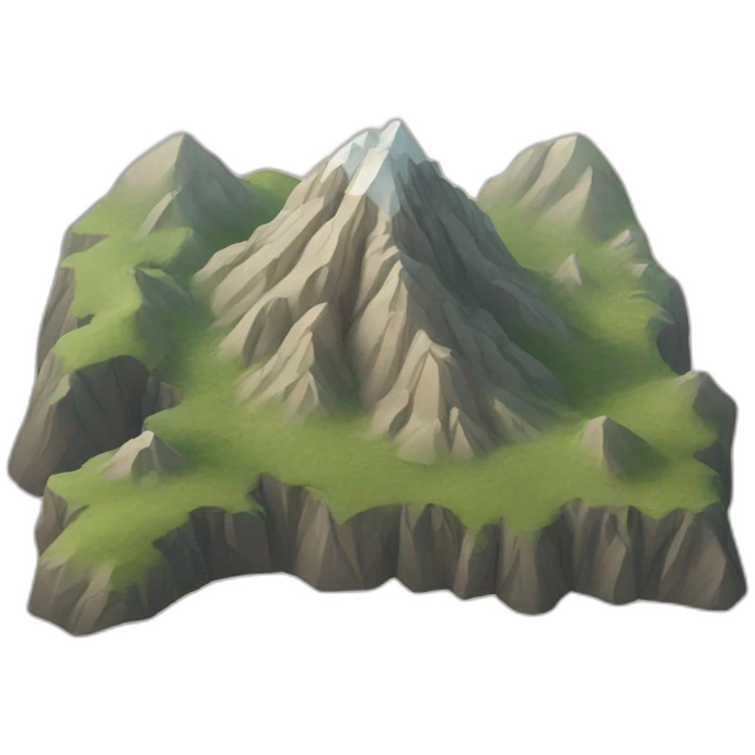 Mountain emoji