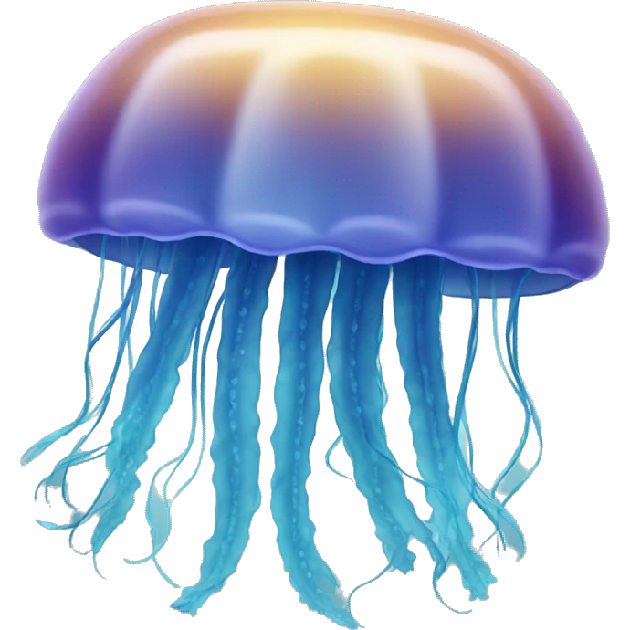 jellyfish blue emoji