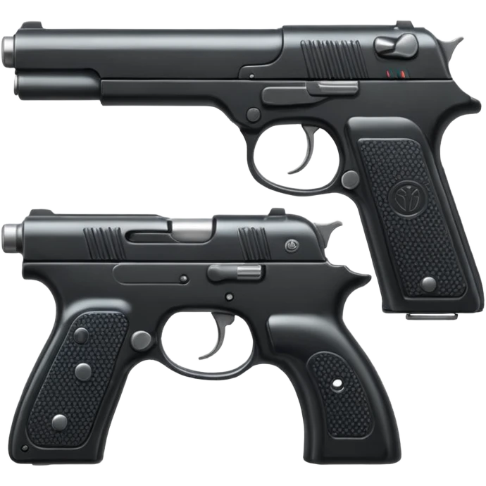 2 guns emoji