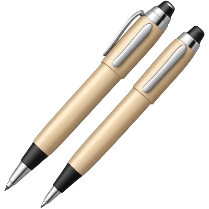 ✍🏻+beige pen emoji