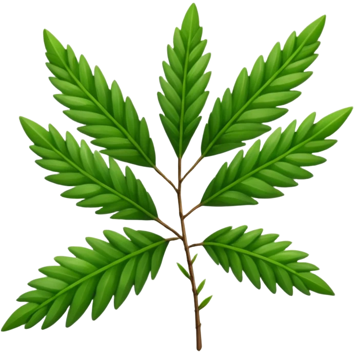 Tea tree leafs emoji