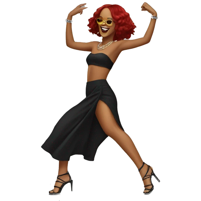 Rihanna dancing emoji