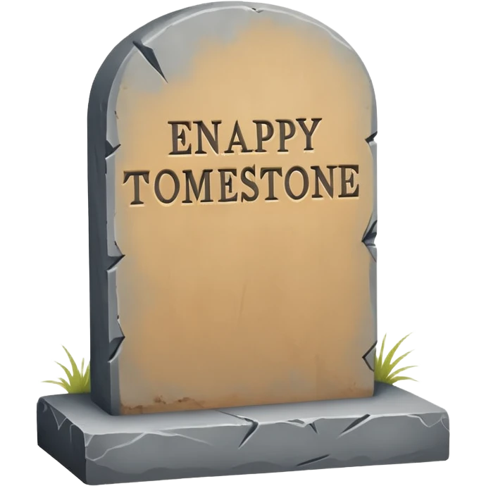 RIP tombstone emoji