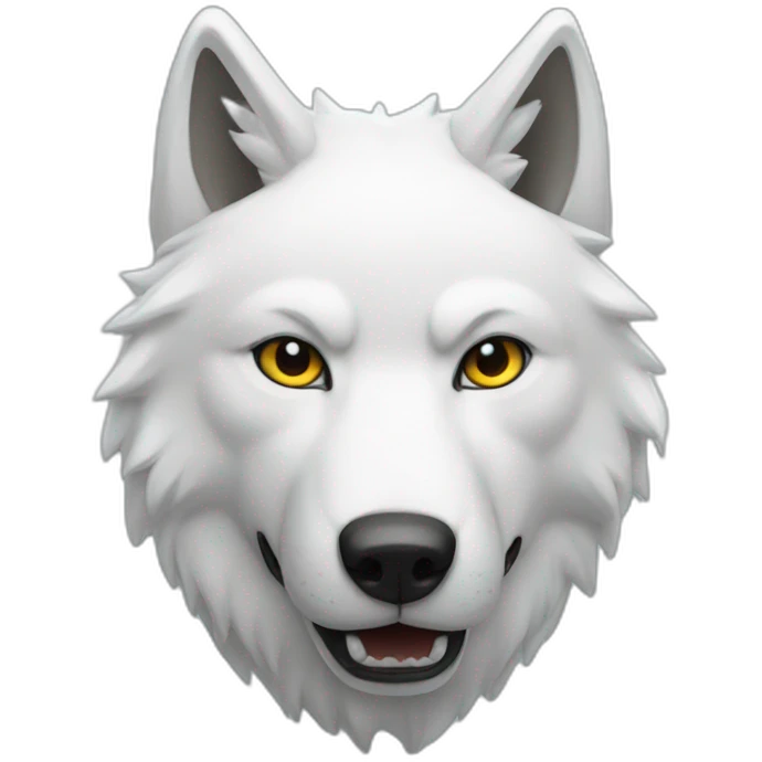 snow wolf emoji