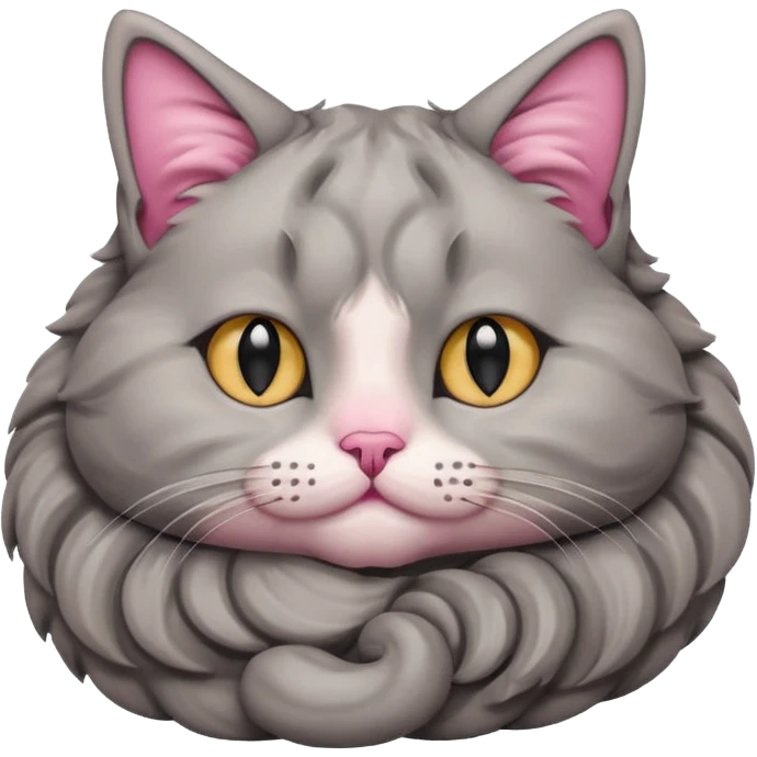 an ear-folded cat emoji
