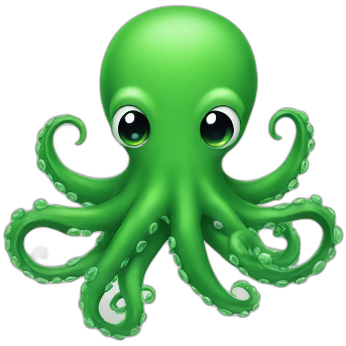 green octopus emoji