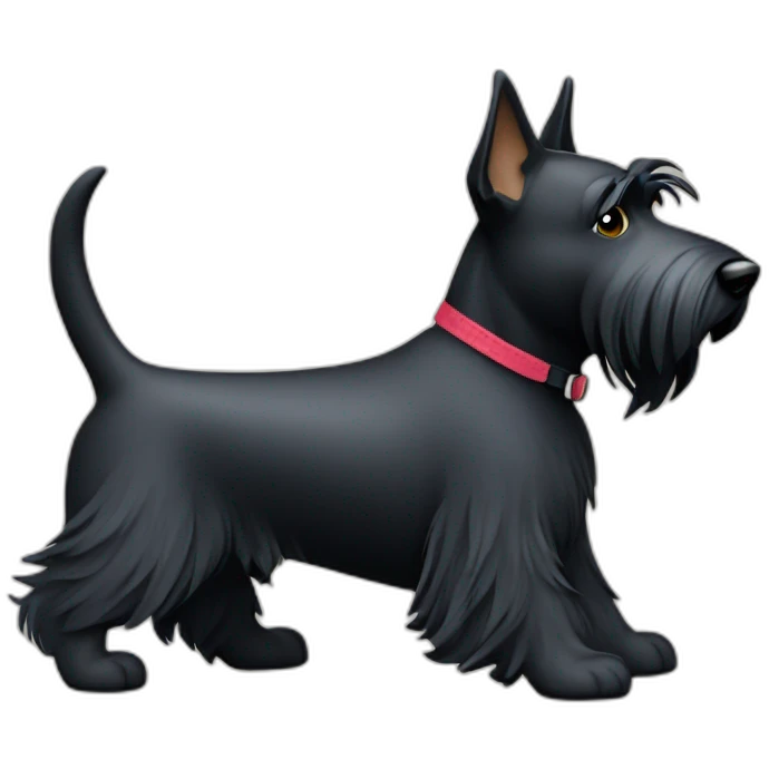 scottish-terrier-dog-walking emoji