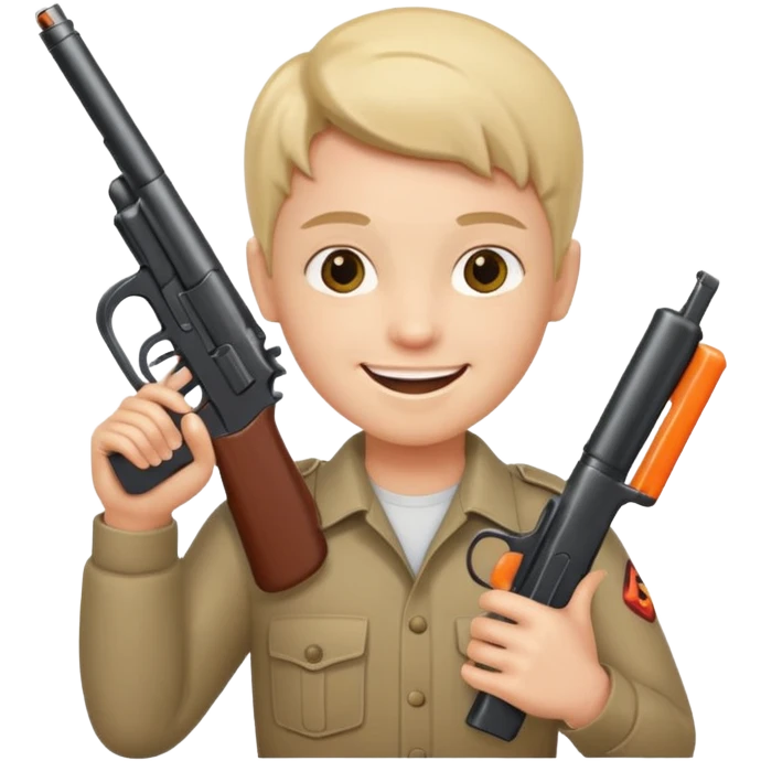 🥹🔫 emoji