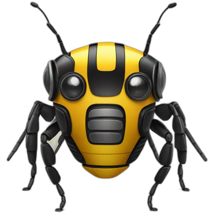 Bee robot emoji