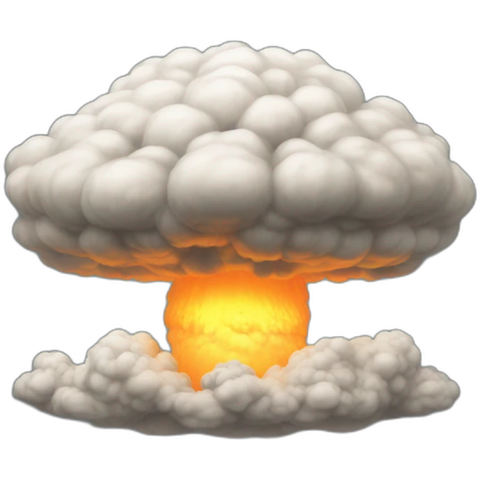atom bomb mushroom cloud emoji