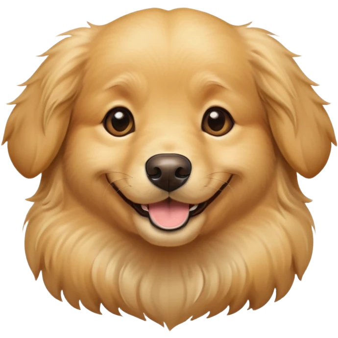 a cute dog emoji
