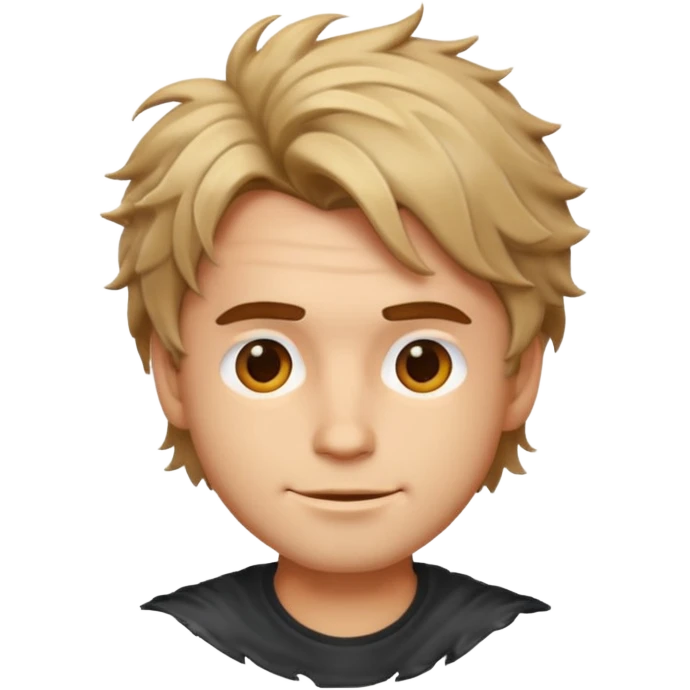 сгенерируй смайлик красавчик образ Элегантная небрежность emoji