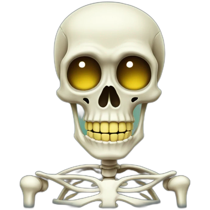 skeleton spongebob emoji