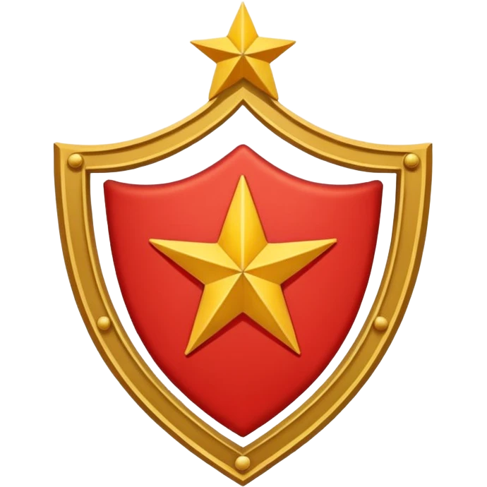 red 5 stars coat of arms emoji