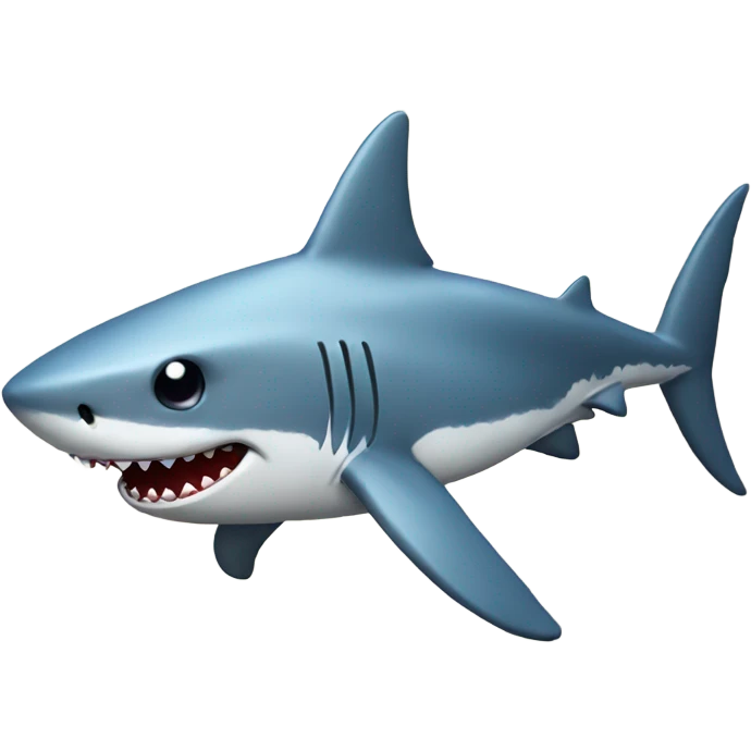 Flying shark emoji