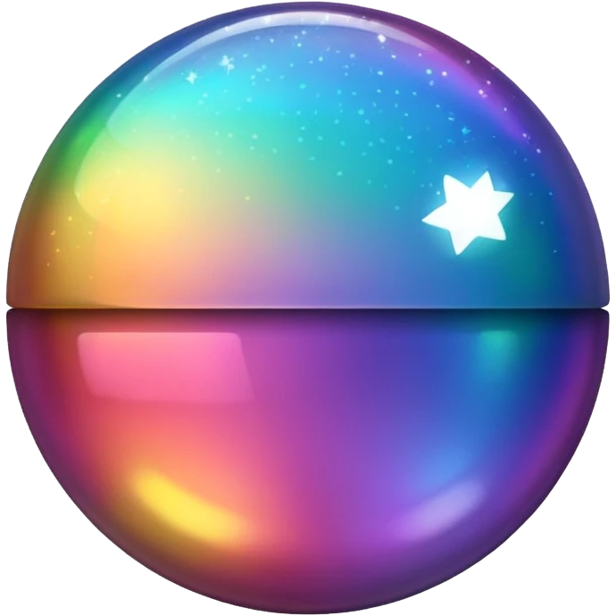 bolinha glitter emoji