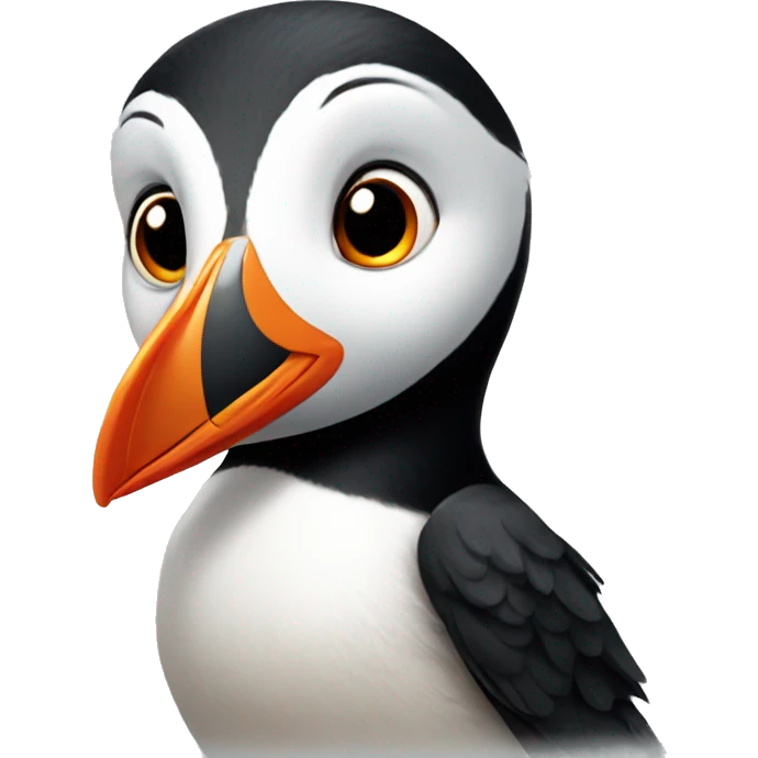 Cute puffin emoji
