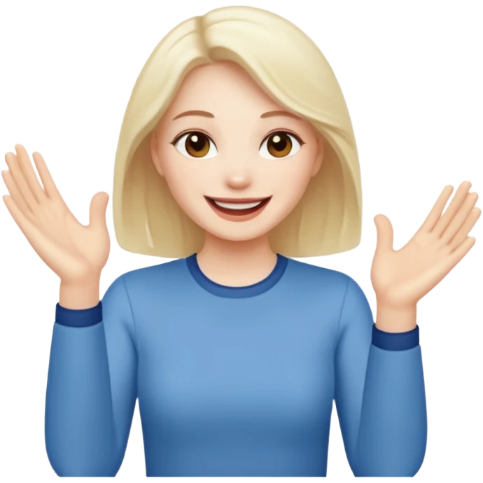 👩🏼+👏🏻 emoji