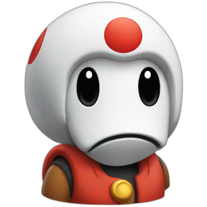 Shy Guy from Super Mario emoji