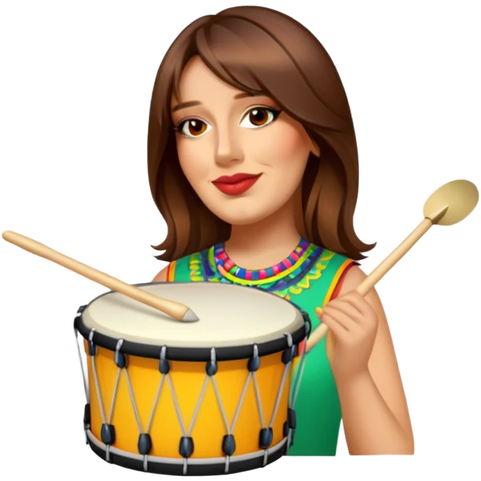 Festive Drummer emoji