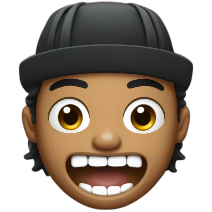 Ronaldinho Gaucho Face with big teeth emoji