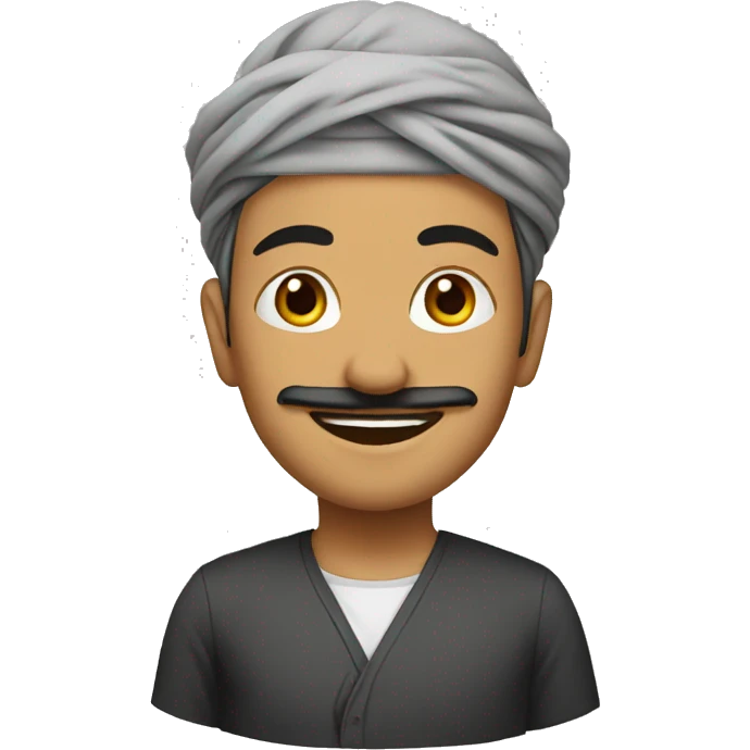 muslim with tilak emoji