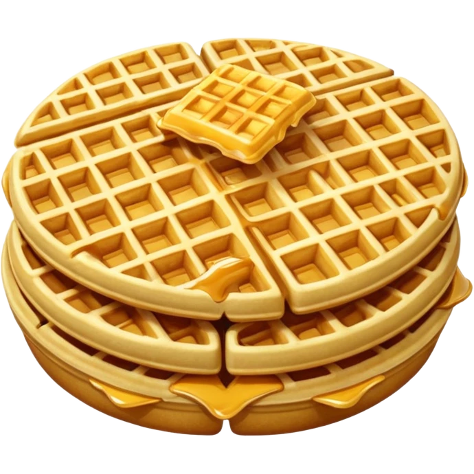 Waffle fries emoji