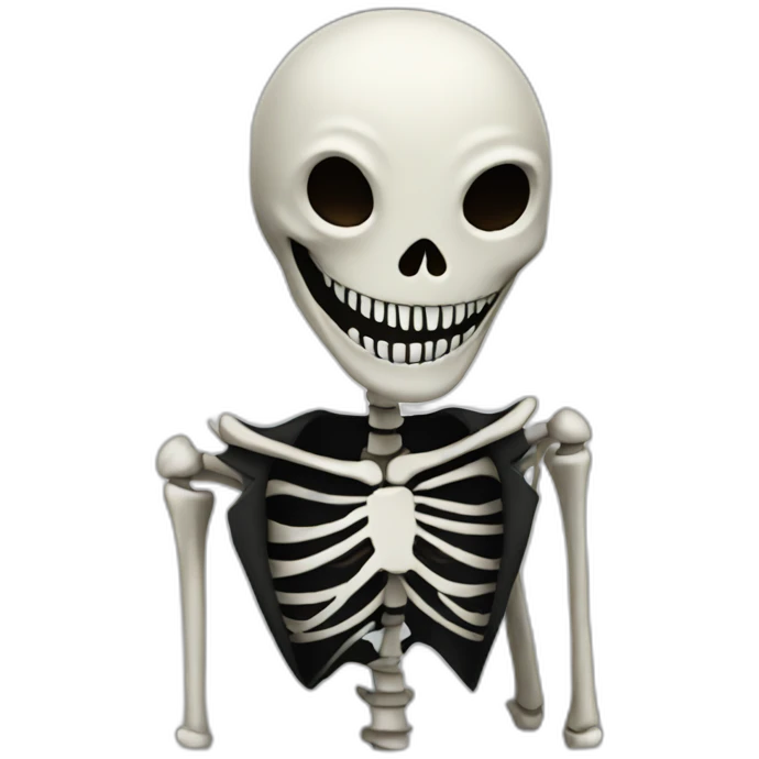 Jack skeleton emoji