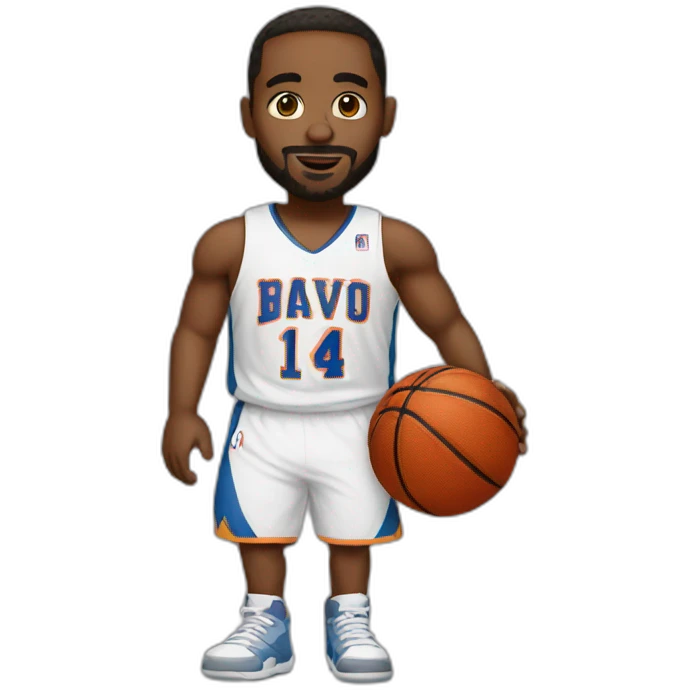 Basketball player emoji | AI Emoji Generator