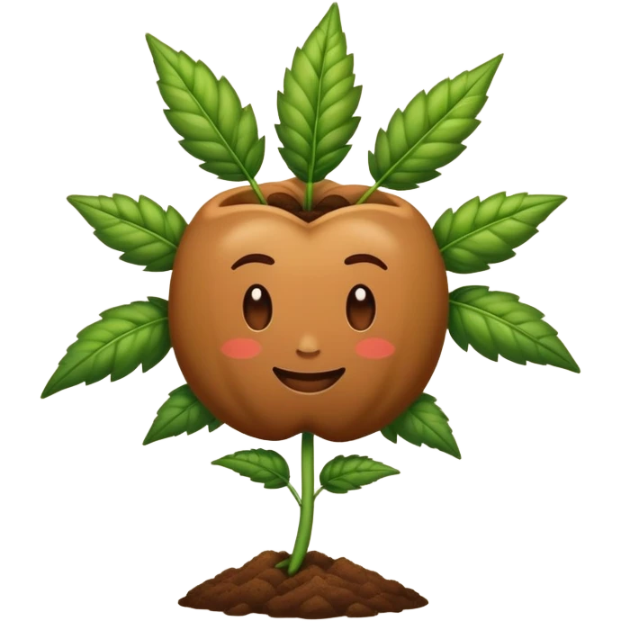 weed plant booty shake emoji
