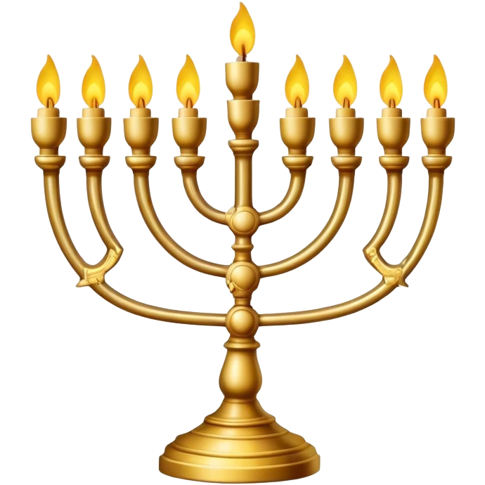 The Menorah emoji
