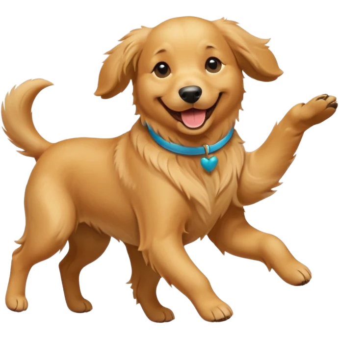 Dancing dog emoji