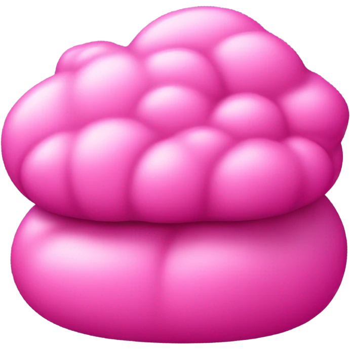 Pink poop emoji