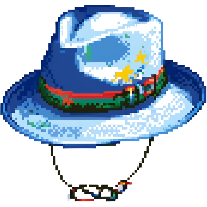 Синяя спортивная панамка со шнурком и надписью SPACEME, no background emoji