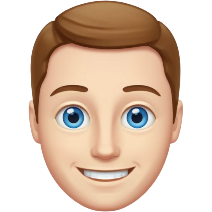 John Hendy with blue eyes emoji