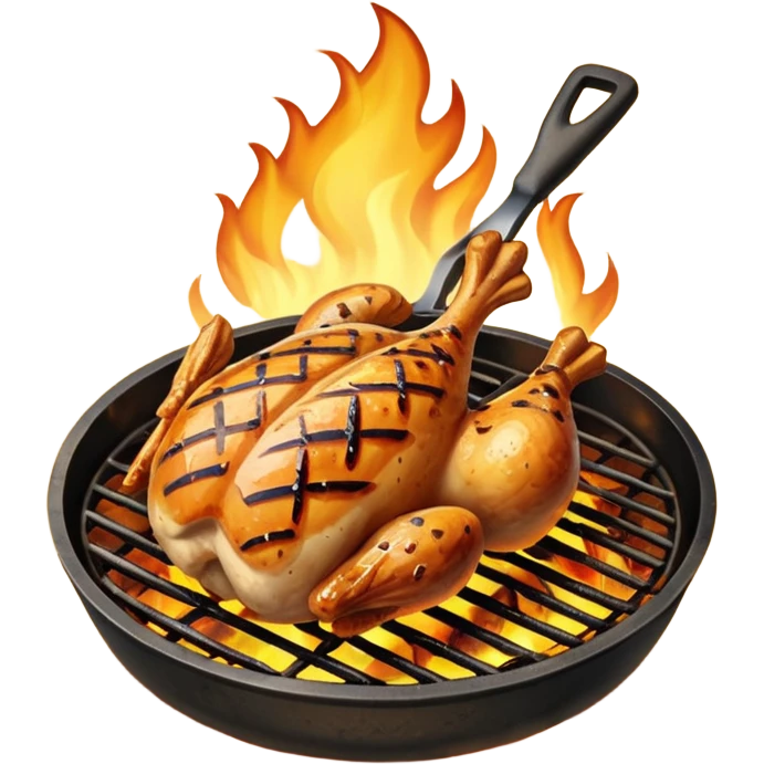 Grilled chicken emoji
