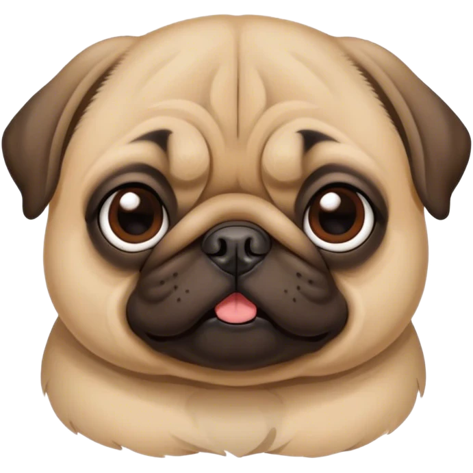 милый мопс  emoji