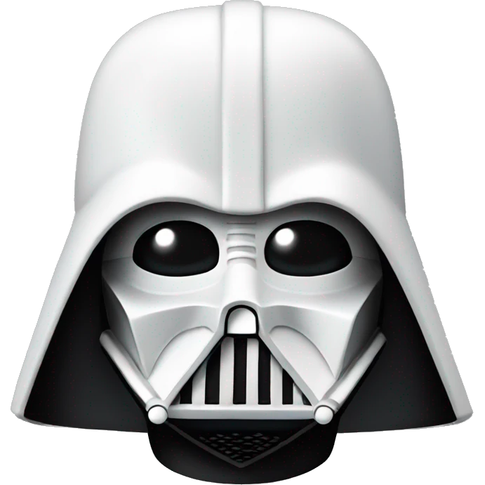 White Darth Vader  emoji