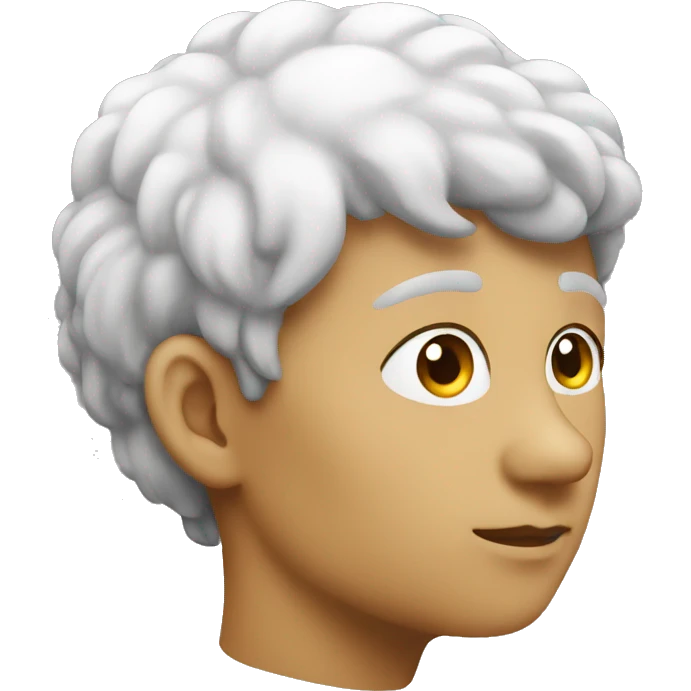 looking at the sky (side view) emoji
