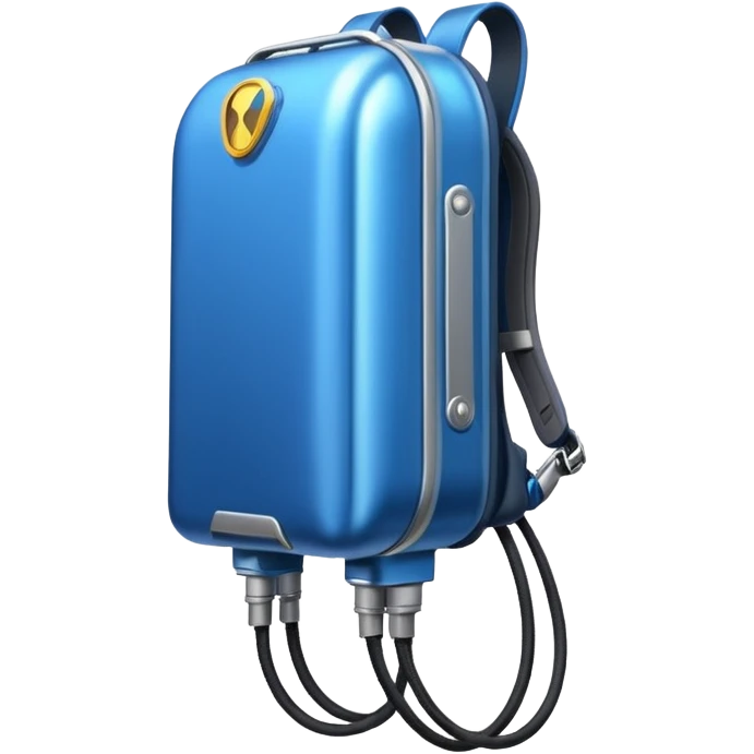 blue jetpack emoji